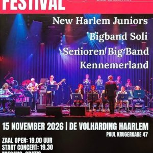 Poster Bigband Festival De Volharding 15 november 2026